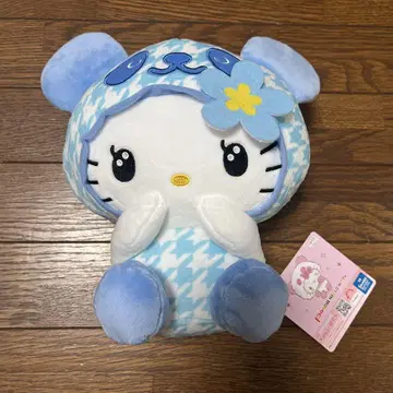 헬로키티 팬더 봉제 인형 스카이블루