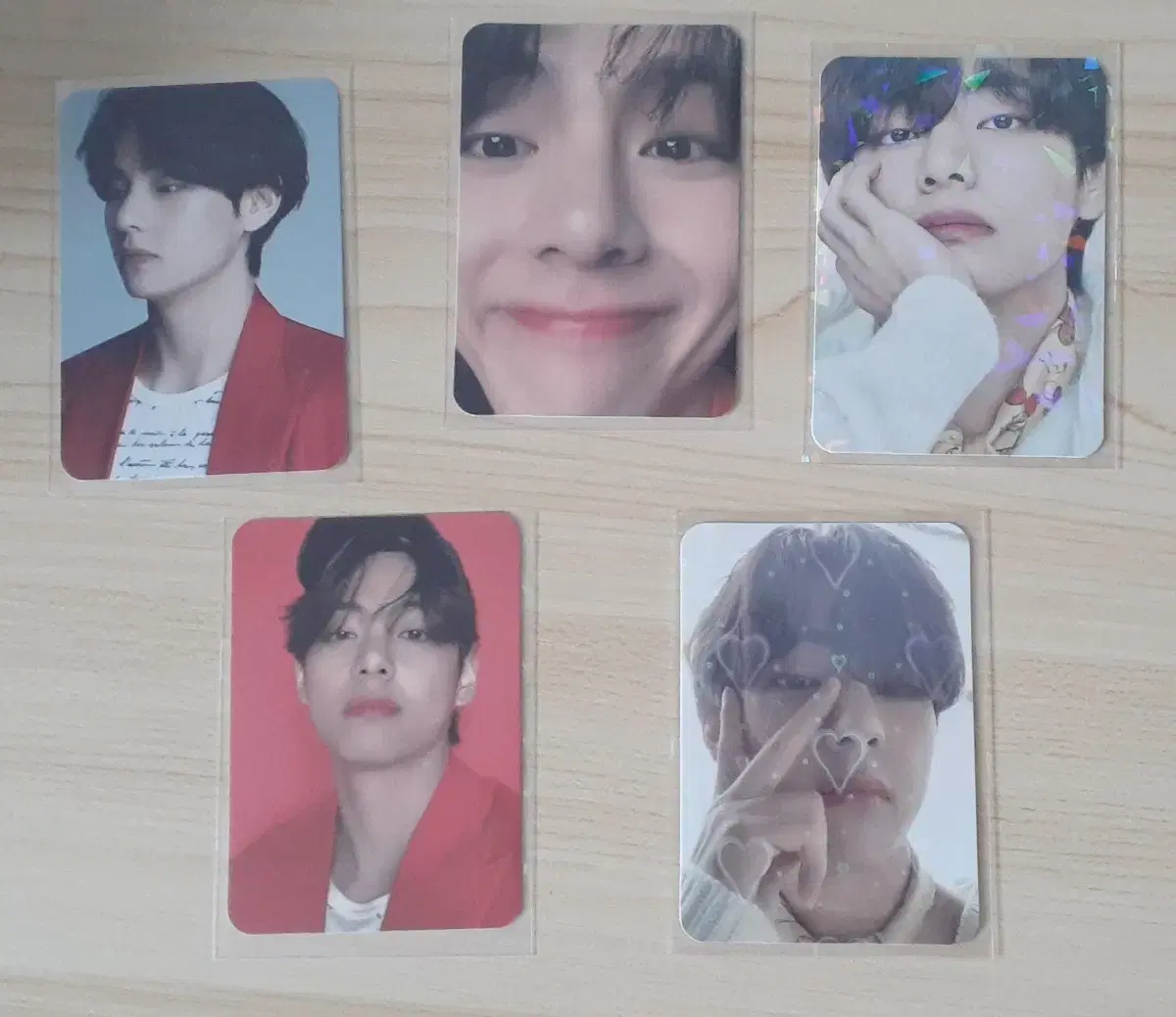 bts v 뷔 디아이콘 포카 달력