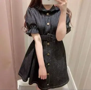 evelyn 데님 원피스