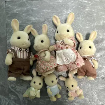 실바니안 패밀리 토끼 인형 7종 세트