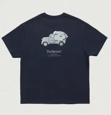 한국 the barnnet 자바넷 반팔 티셔츠 네이비
