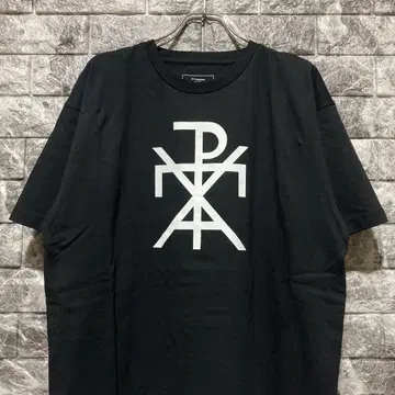 GR-UNIFORMA 티셔츠 블랙 BLACK 셔츠 빅 로고 XL