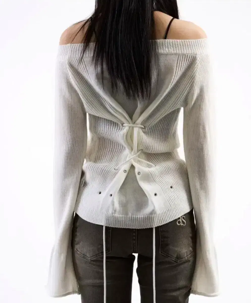 애즈온 as"on Maddie eyelet knit (Green)