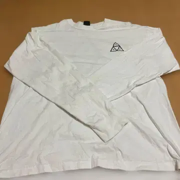 HUF 화이트 긴팔 티셔츠 XL