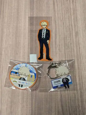 히로아카 나의 히어로 아카데미아 시즈오카 철도 캔뱃지 아크링 키링