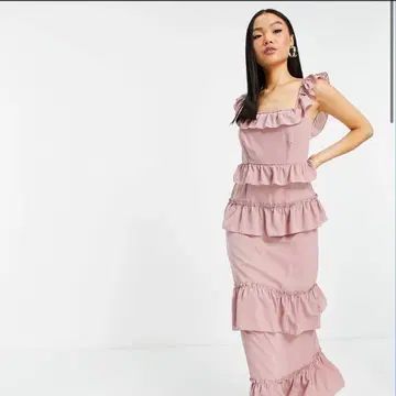 ASOS 원피스 모브 핑크