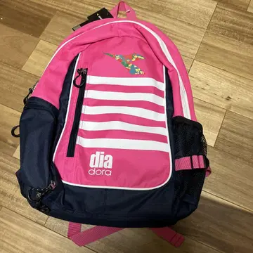 diadora 스트라이프 라켓 백 핑크