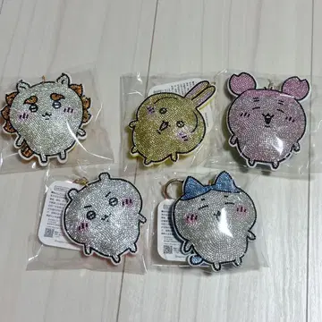 치이카와 큐빅 키링 세트 하치와레 카니짱 시사 치이카와 토끼