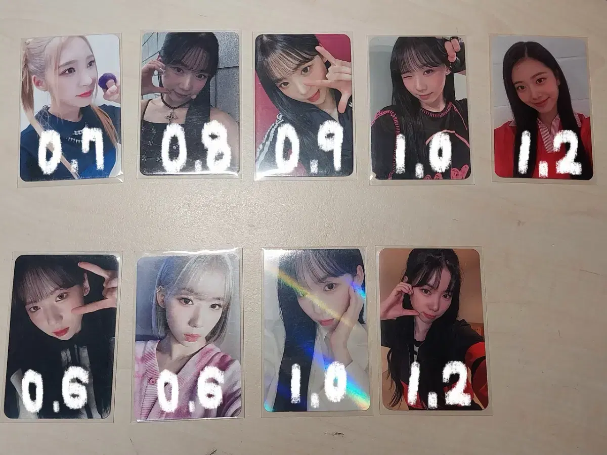 Class:y hong hyeju myeong hyeongseo won jimin unreleased photocard