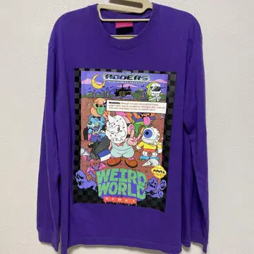 MISHKA SPOOKY CREW LONGSLEEVE 보라색 M 사이즈