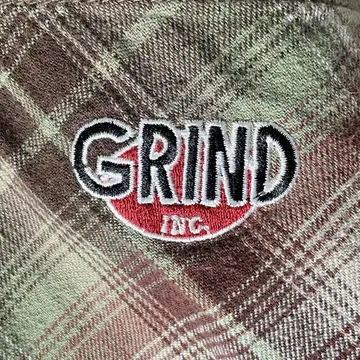 90s GRIND INC 플란넬 셔츠 체크 M USA