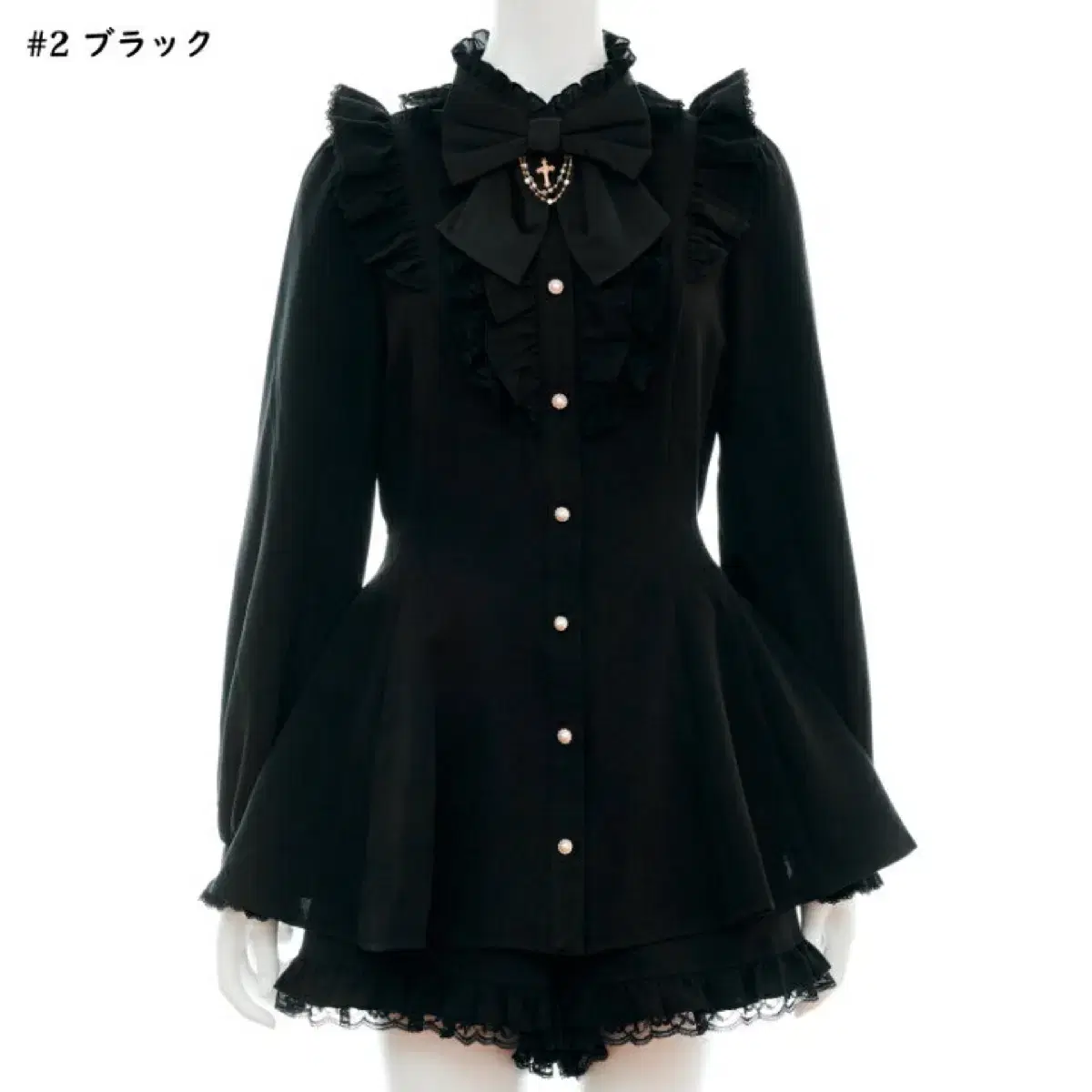 Secret Honey Accessory Ribbon Lace Frill Set-up Si Honey Jirai-kei Mass Production Type
