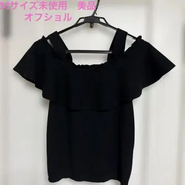 BANANA REPUBLIC 블랙 오프숄더 M