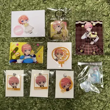 5등분의 신부 나카노 이치카 아크릴 키링 카드 묶음 판매 9종 세트