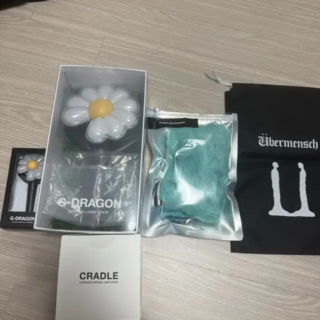 지디응원봉 키링 크레들 커버 스카프 단순개봉