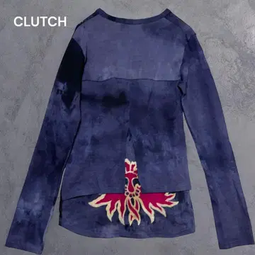 CLUTCH 클러치 티셔츠 개성 타이다이 에스닉 90년대 Y2K