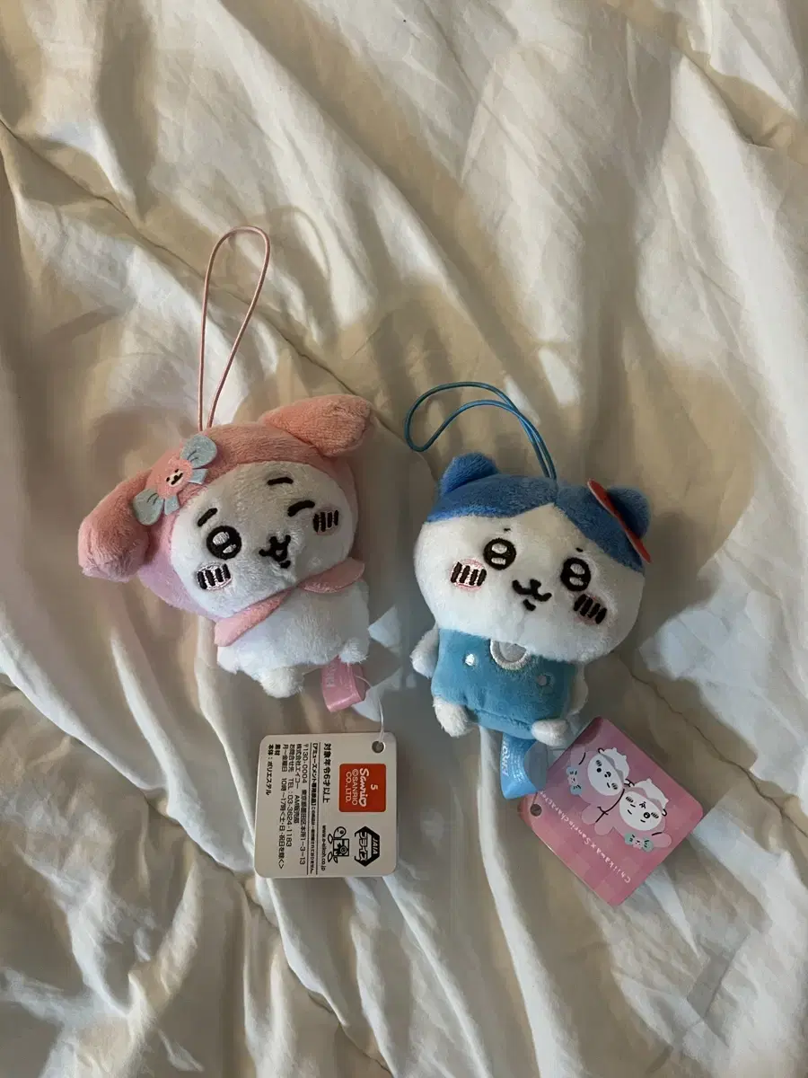 산리오 먼작귀 콜라보 치이카와 마멜 키티 마스코트 인형