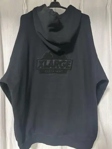XLARGE 블랙 후드티 XL