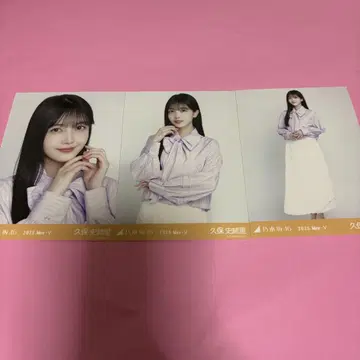 노기자카46 쿠보 시오리 브로마이드 빅 보타이 블라우스 컴프