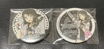 BanG Dream! 뱅드림 오쿠자와 미사키 캔뱃지 야구 롯데 파 리그