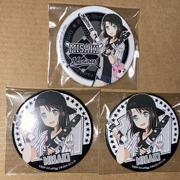 BanG Dream! 뱅드림 오쿠자와 미사키 캔뱃지 야구 롯데 파 리그