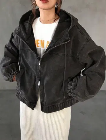 크롭 후드티 L 사이즈