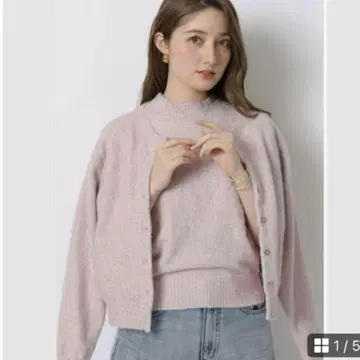 아푸와이저 리셰 반짝이는 가디건