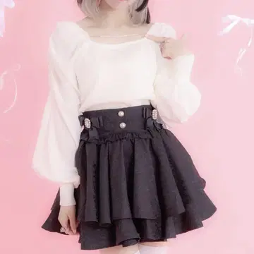 팔루엘피 이소재 니트 펄 양산형