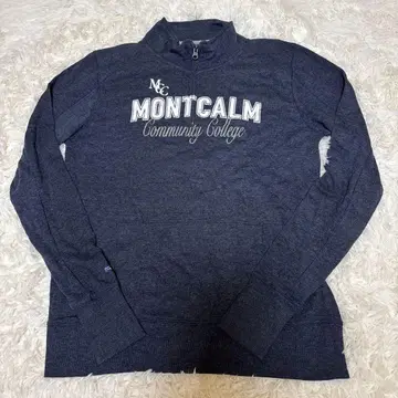 JANSPORT 몬트컴 커뮤니티 칼리지 트레이닝복 하프 지퍼 XL