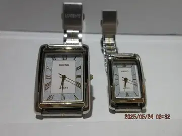 세이코 루센트 페어 손목시계 중고 작동품 손목시계 쿼츠 SEIKO