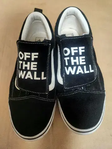 VANS 올드스쿨 벨크로 슬립온 26.5