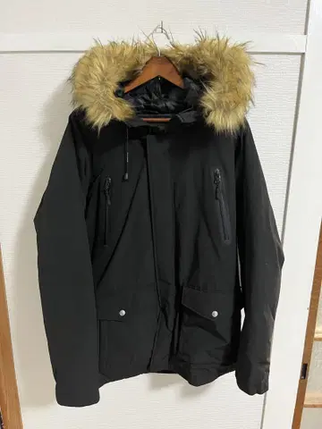 Schott 블랙 다운 자켓 XL