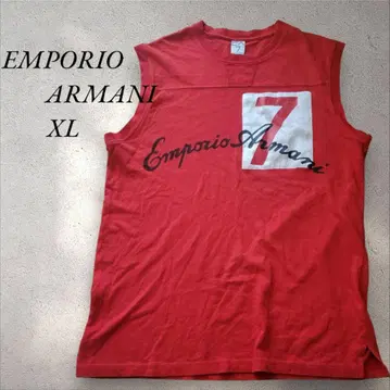 Emporio Armani EA7 탱크탑 XL 레드
