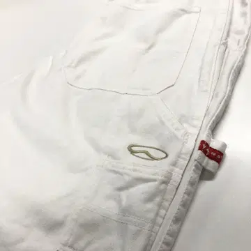 VANS W29 구 로고 페인터 하프 팬츠 화이트 남성용 S