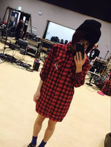 미개봉 LiSA 체크 셔츠 Hi FiVE