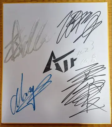 ATF / Akira Takasaki & Friends 사인 색지