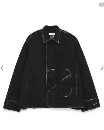FACETASM FOIL WORKER JACKET 블랙