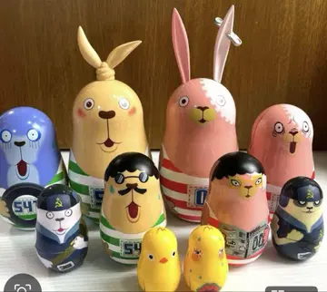 우사비치 마트료시카 2개 세트 피규어 토끼