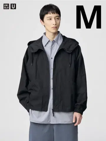 유니클로 후디드 블루종 M