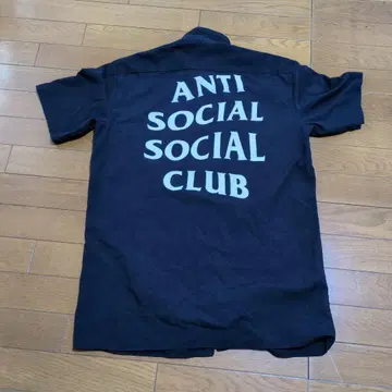 레어 USA제 AntiSocialSocialClub ASSC 워크 셔츠