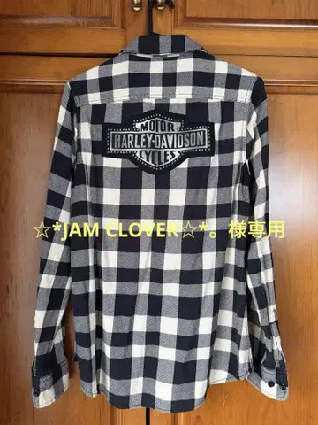 HARLEY-DAVIDSON No.1 체크 무늬 플란넬 셔츠