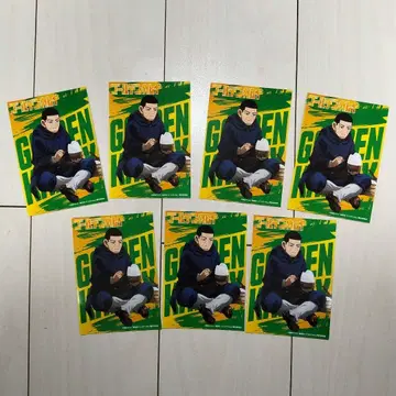 쓰키시마 모토시 훼미리마트 브로마이드 7종 세트 '골든 카무이'
