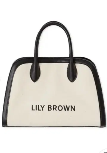LILY BROWN 캔버스 핸드백