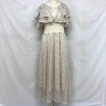 택 포함 마제스틱 레곤 더블 컬러 코르셋 원피스 M 베이지