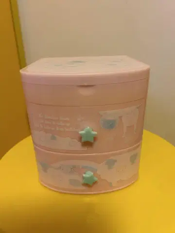 레트로 리틀트윈스타 가슴 소품함 수납 거울 포함 산리오