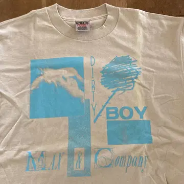 빈티지 90s ONEITA 데드스탁 티셔츠 L 사이즈 베이지