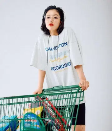 LEPSIM 이번 시즌 BIG 프린트 튜닉