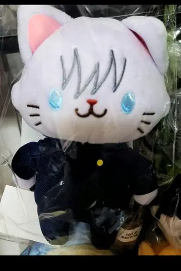 주술회전 고죠 사토루 봉제 인형 withCAT 안대 포함