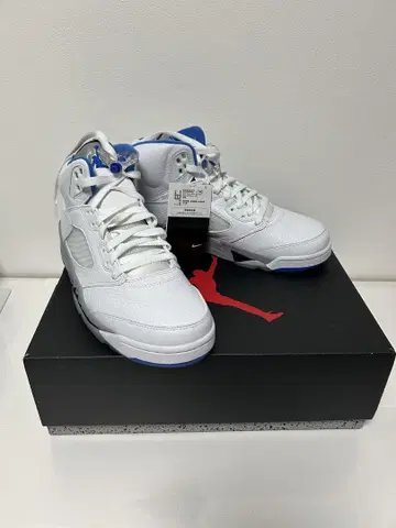 Air Jordan 5 화이트/블루