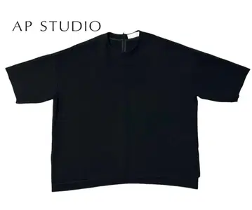AP STUDIO 오버 사이즈 블라우스 블랙